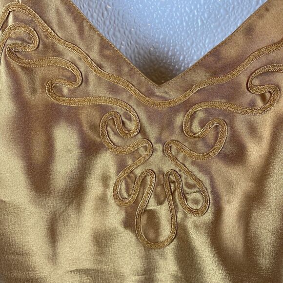 Women’s Gold Top Size Small AMANDA SMITH Top Shirt. In Very Good Condition - Picture 6 of 9